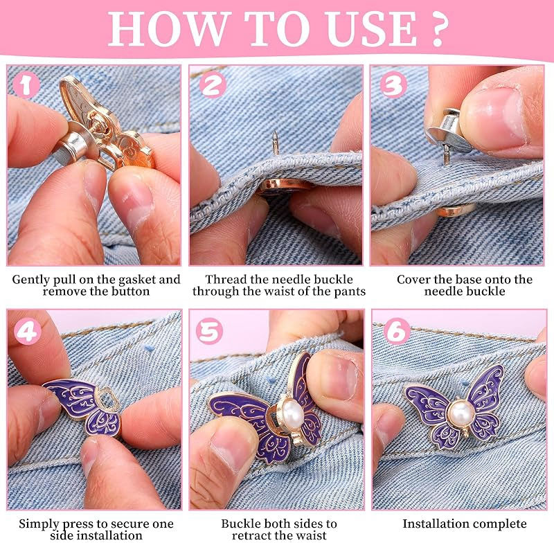 Pearl Butterfly Waist Buckle🦋