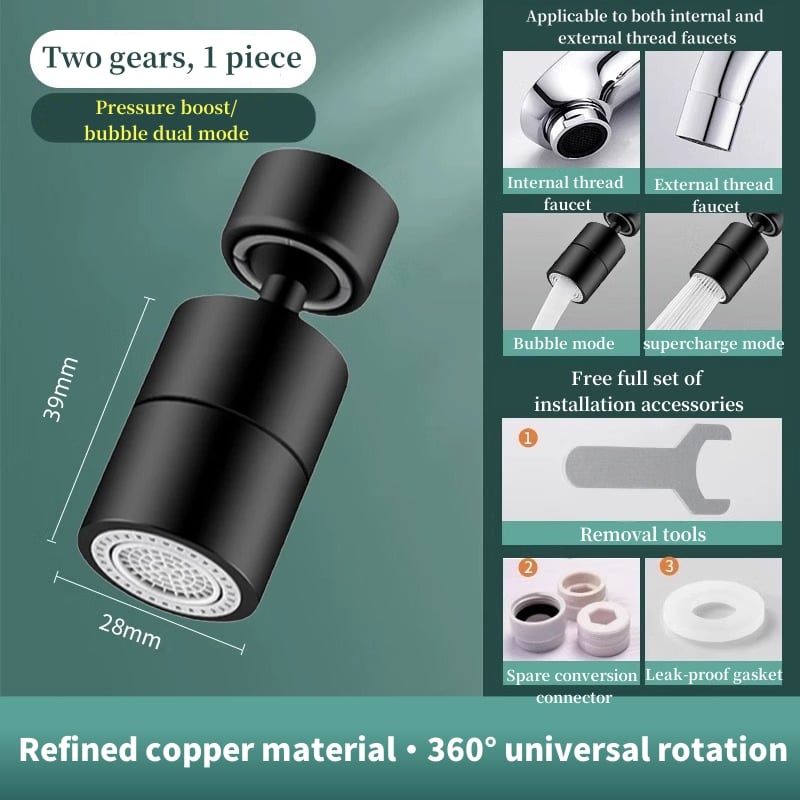 🔥 49 % RABATT – 360° Roterbar Kranadapter