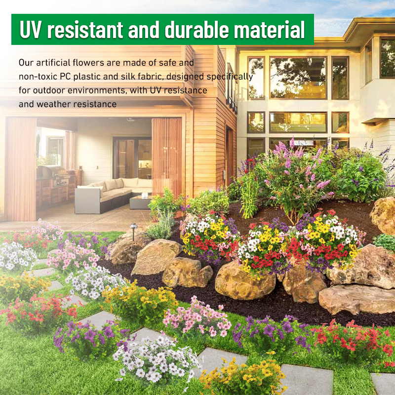 ✨Ukens spesialpris: kun 49 kr💥Livlige, UV-bestandige kunstige blomster🌺