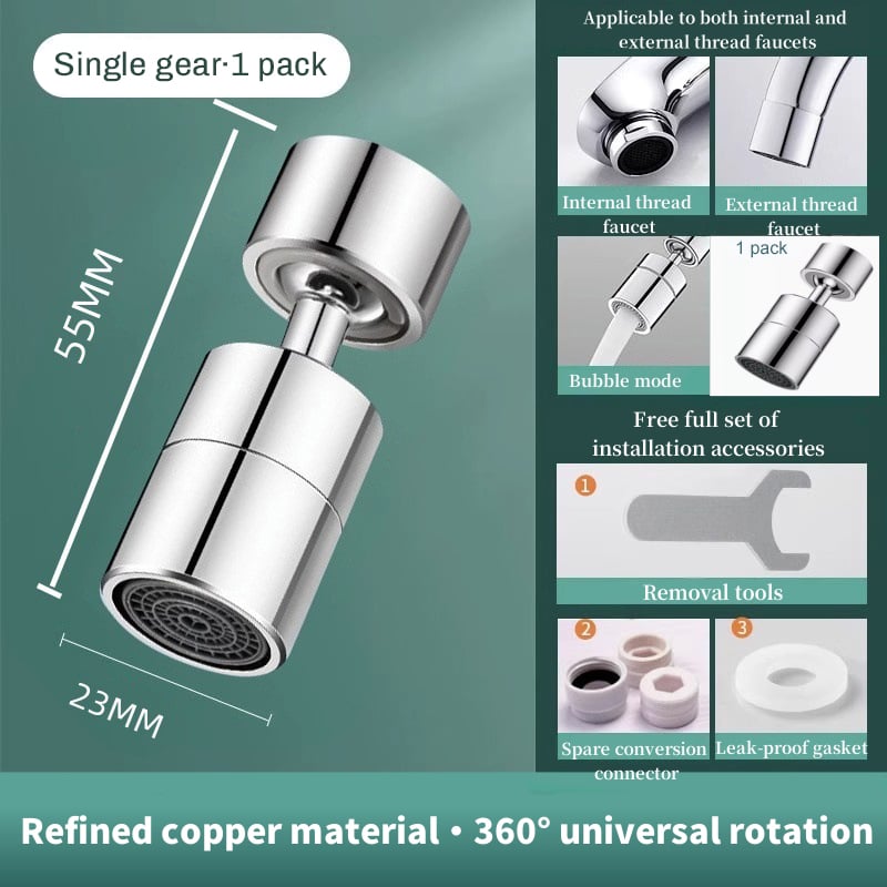 🔥 49 % RABATT – 360° Roterbar Kranadapter