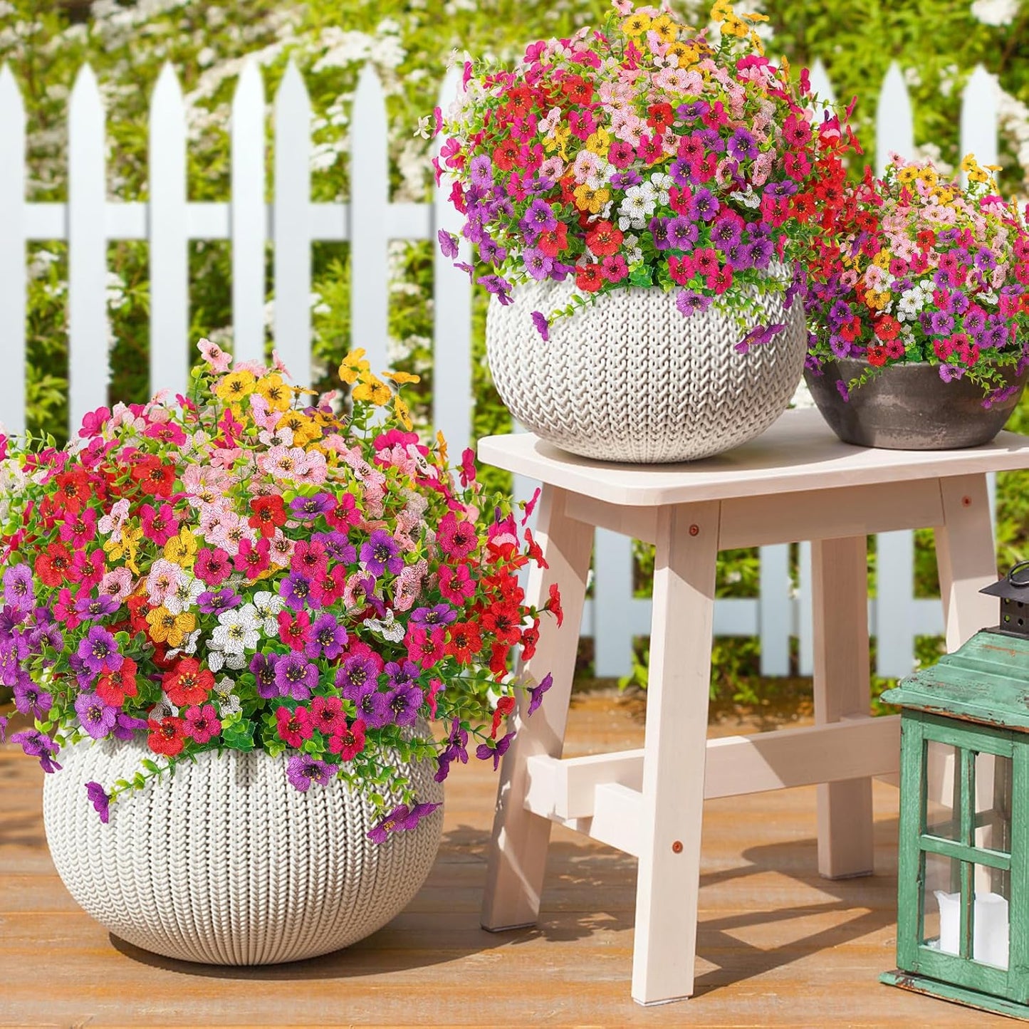 ✨Ukens spesialpris: kun 49 kr💥Livlige, UV-bestandige kunstige blomster🌺