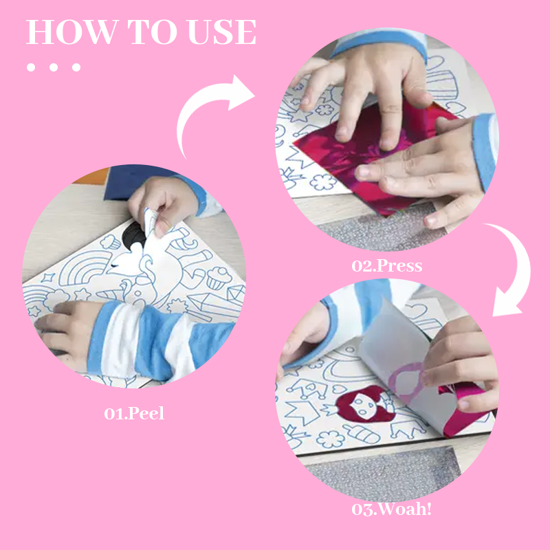 Foil Art & Craft Activity 🤲💓No Mess Art Kit