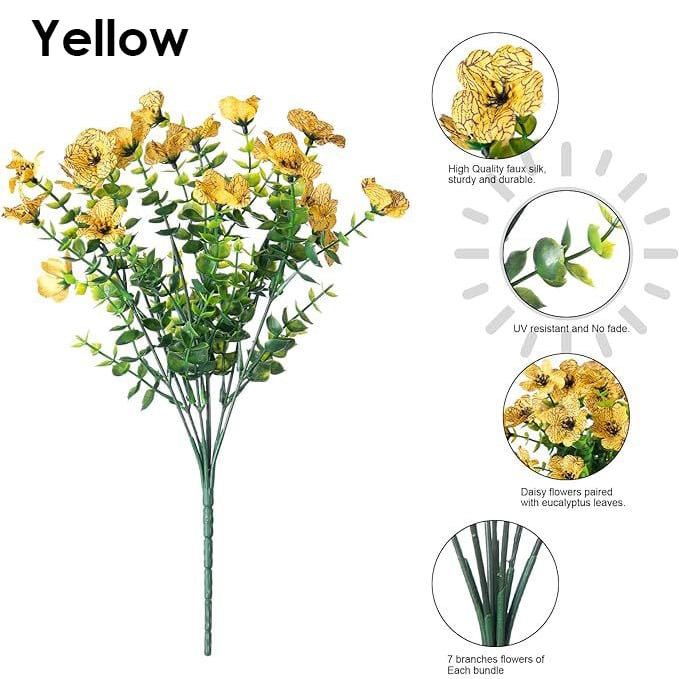 ✨Ukens spesialpris: kun 49 kr💥Livlige, UV-bestandige kunstige blomster🌺