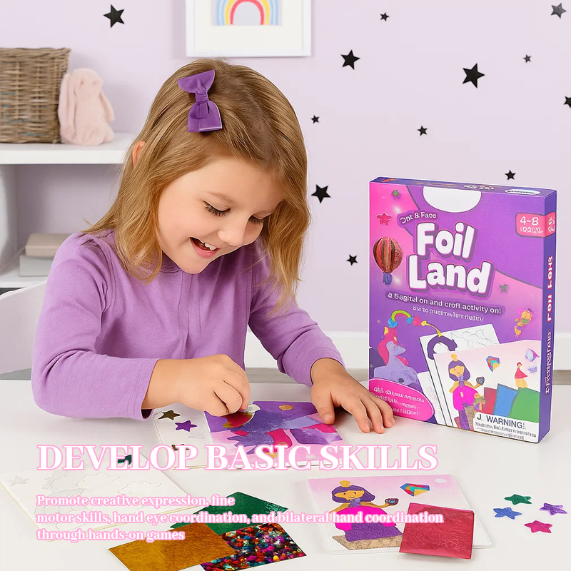 Foil Art & Craft Activity 🤲💓No Mess Art Kit
