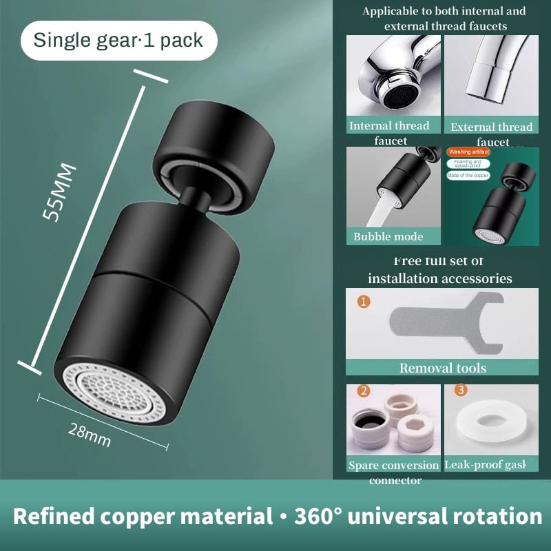 🔥 49 % RABATT – 360° Roterbar Kranadapter