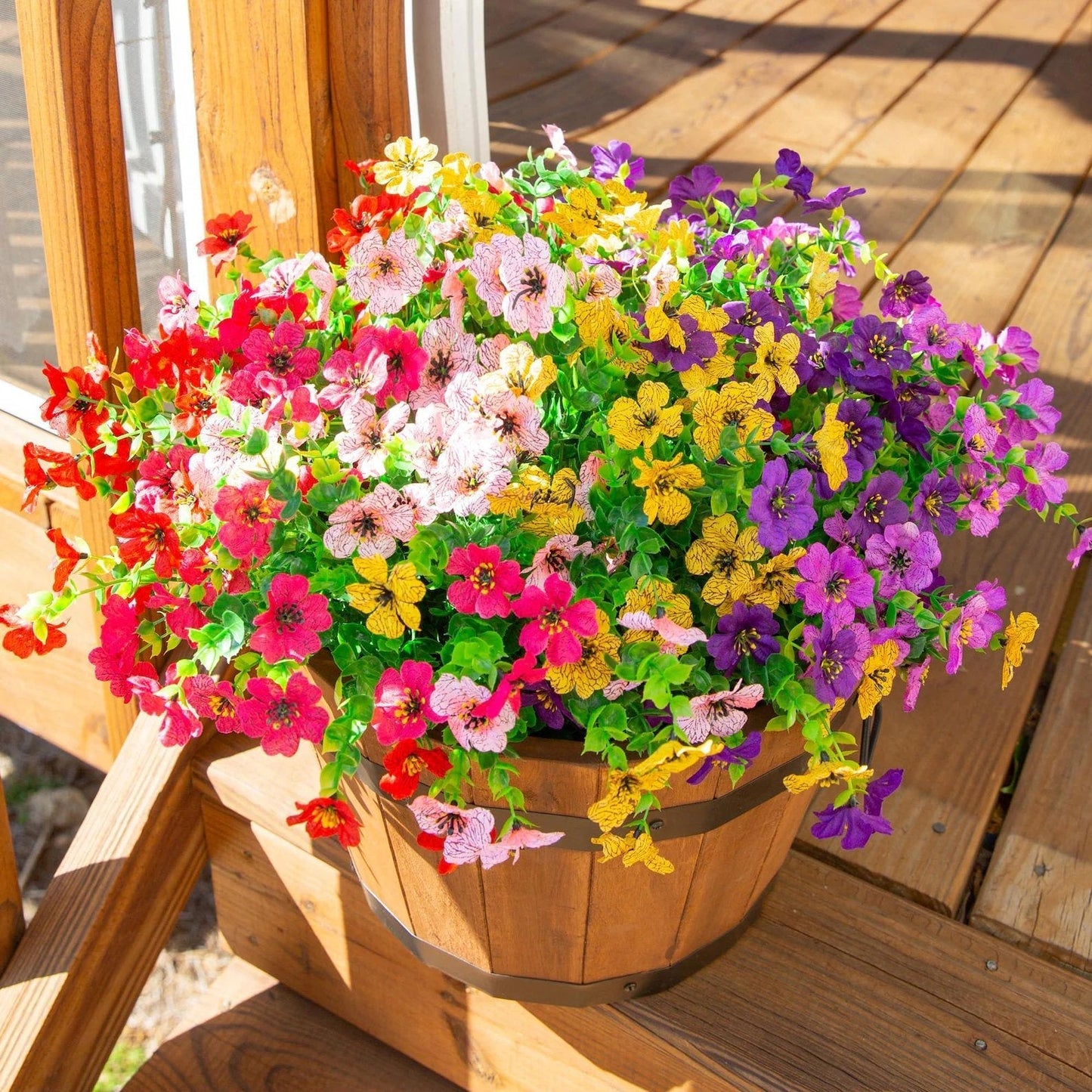 ✨Ukens spesialpris: kun 49 kr💥Livlige, UV-bestandige kunstige blomster🌺