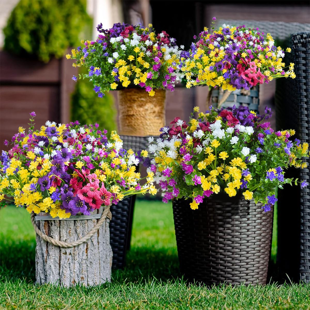 ✨Ukens spesialpris: kun 49 kr💥Livlige, UV-bestandige kunstige blomster🌺