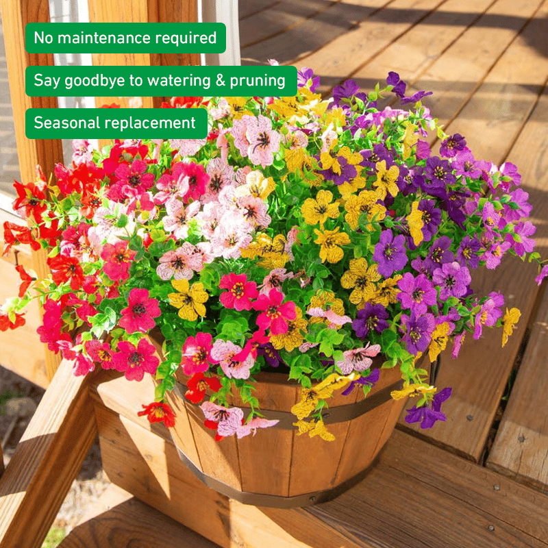 ✨Ukens spesialpris: kun 49 kr💥Livlige, UV-bestandige kunstige blomster🌺