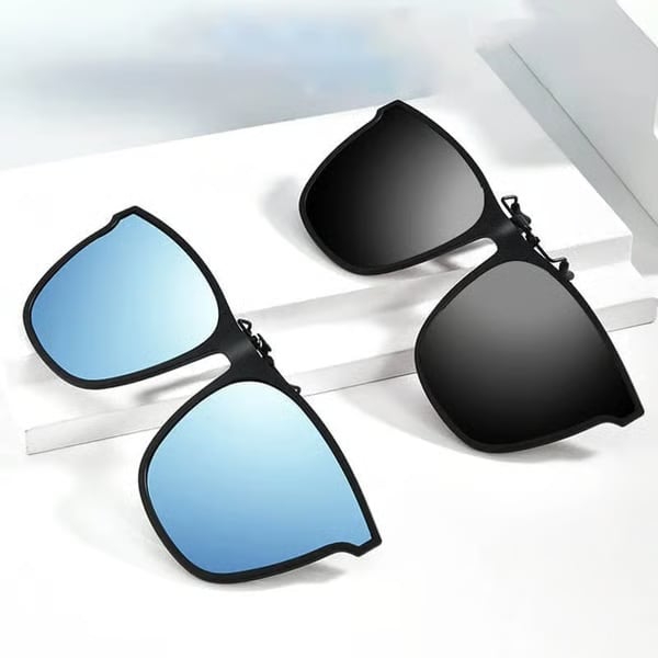 😎🔥 Supertilbud! 39 % rabatt! – Splitter nye polariserte oppklappbare clip-on-briller😍
