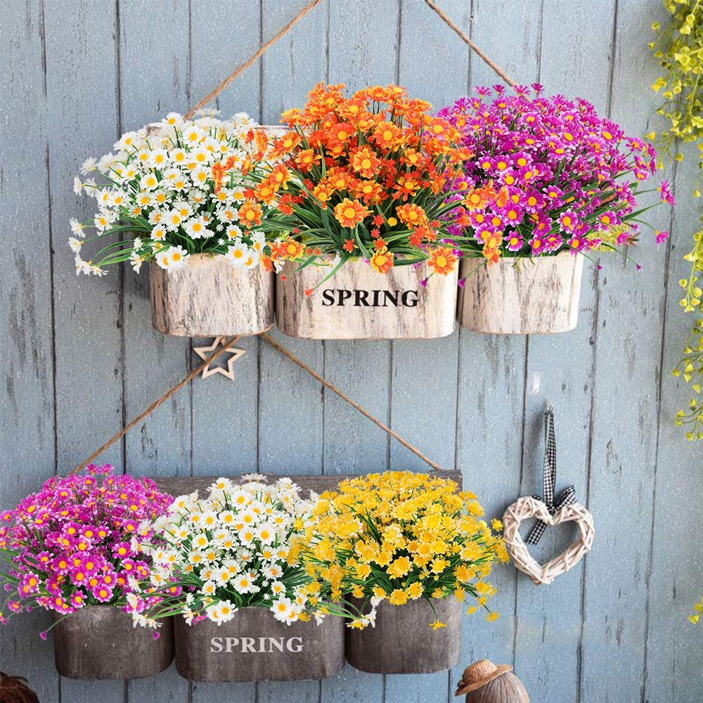 ‌Konstgjorda prästkragar för utomhusbruk 💐