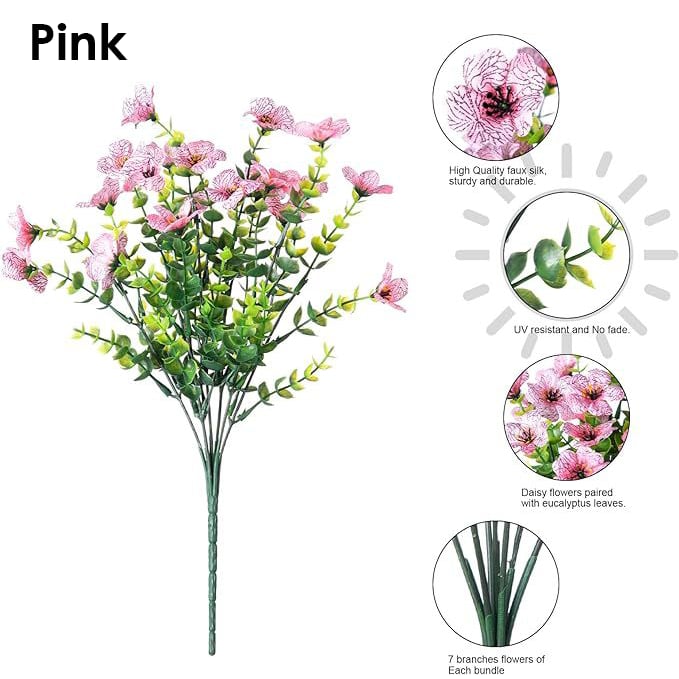 ✨Ukens spesialpris: kun 49 kr💥Livlige, UV-bestandige kunstige blomster🌺