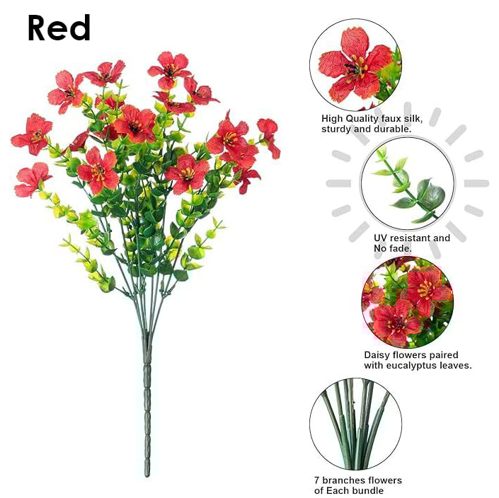 ✨Ukens spesialpris: kun 49 kr💥Livlige, UV-bestandige kunstige blomster🌺