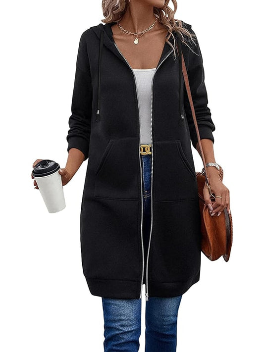 🔥Dame Casual Fleece Hettegensere med Glidelås – Kjøp To, Gratis Frakt