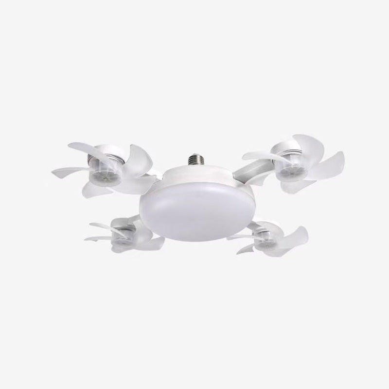 Smart dronetakvifte med lys