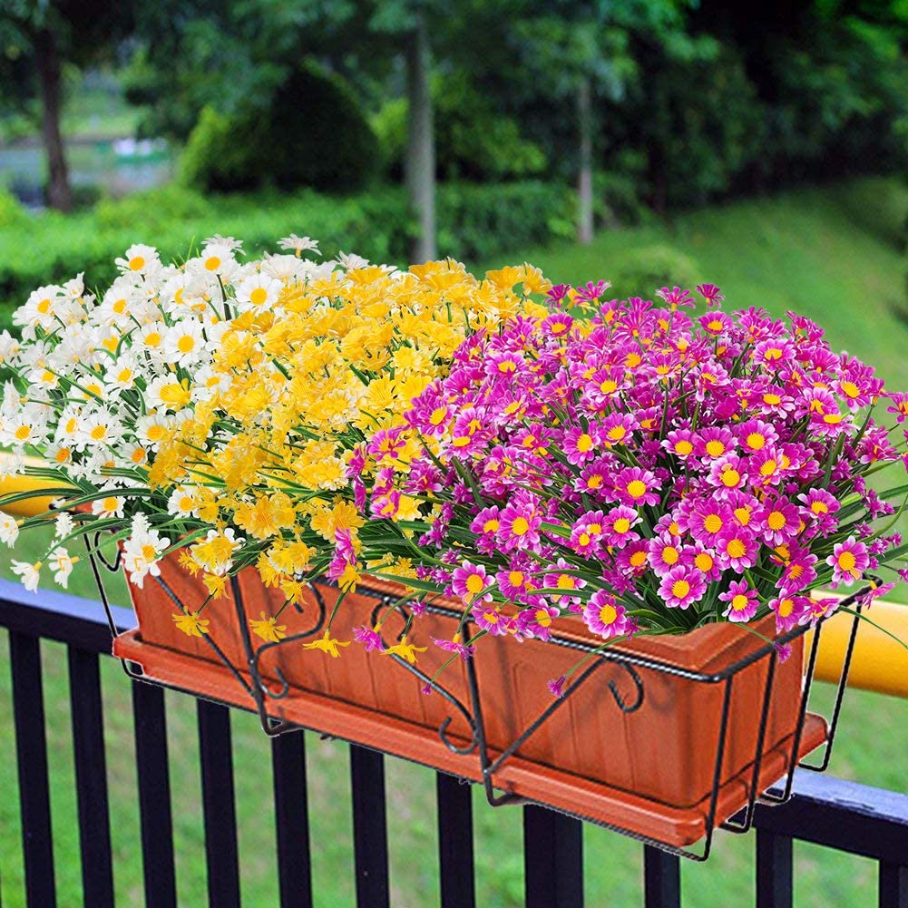 ‌Konstgjorda prästkragar för utomhusbruk 💐