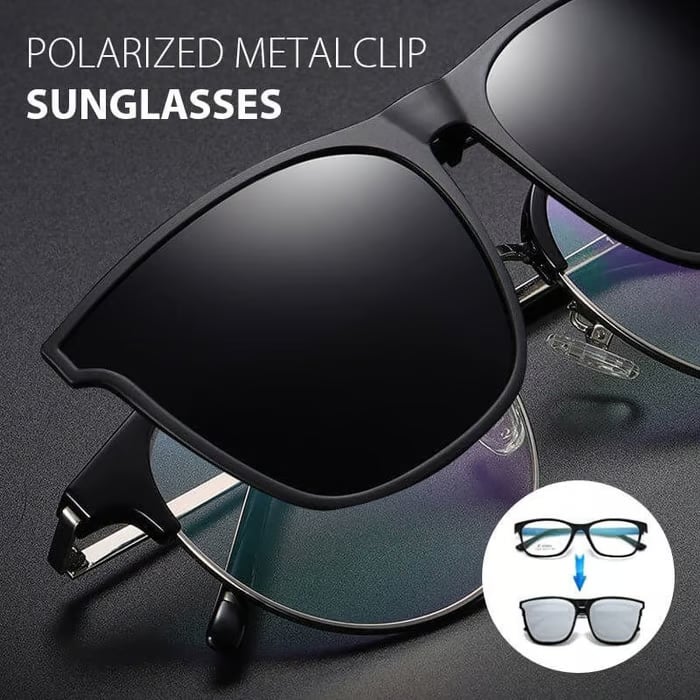😎🔥 Supertilbud! 39 % rabatt! – Splitter nye polariserte oppklappbare clip-on-briller😍