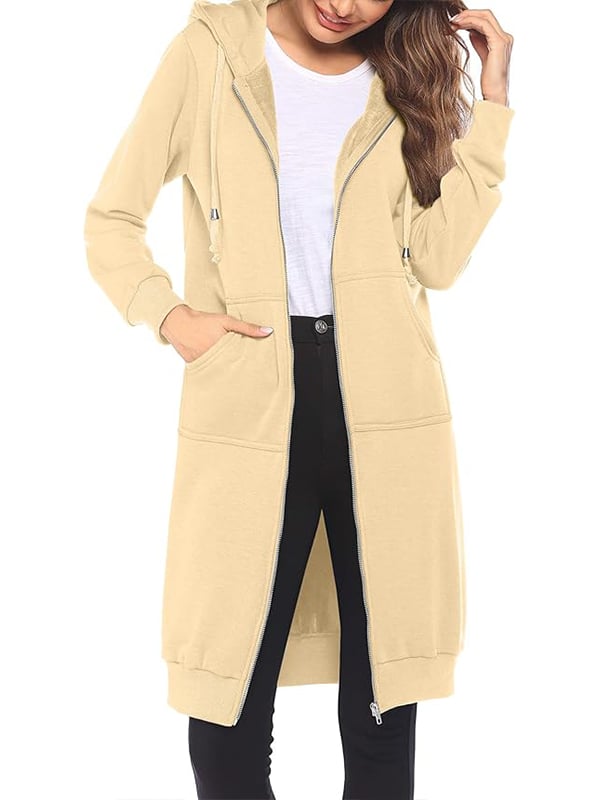 🔥Dame Casual Fleece Hettegensere med Glidelås – Kjøp To, Gratis Frakt