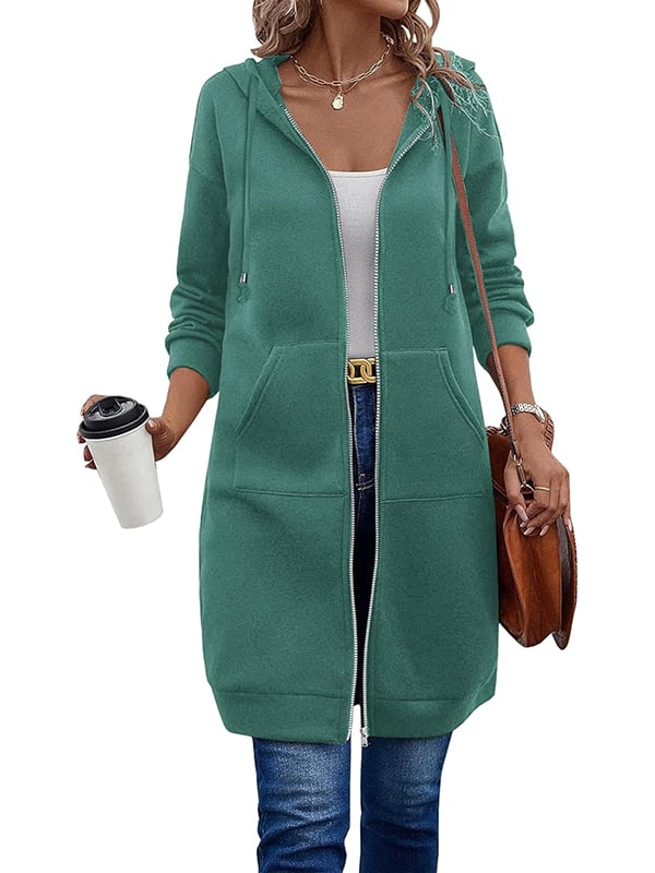 🔥Dame Casual Fleece Hettegensere med Glidelås – Kjøp To, Gratis Frakt