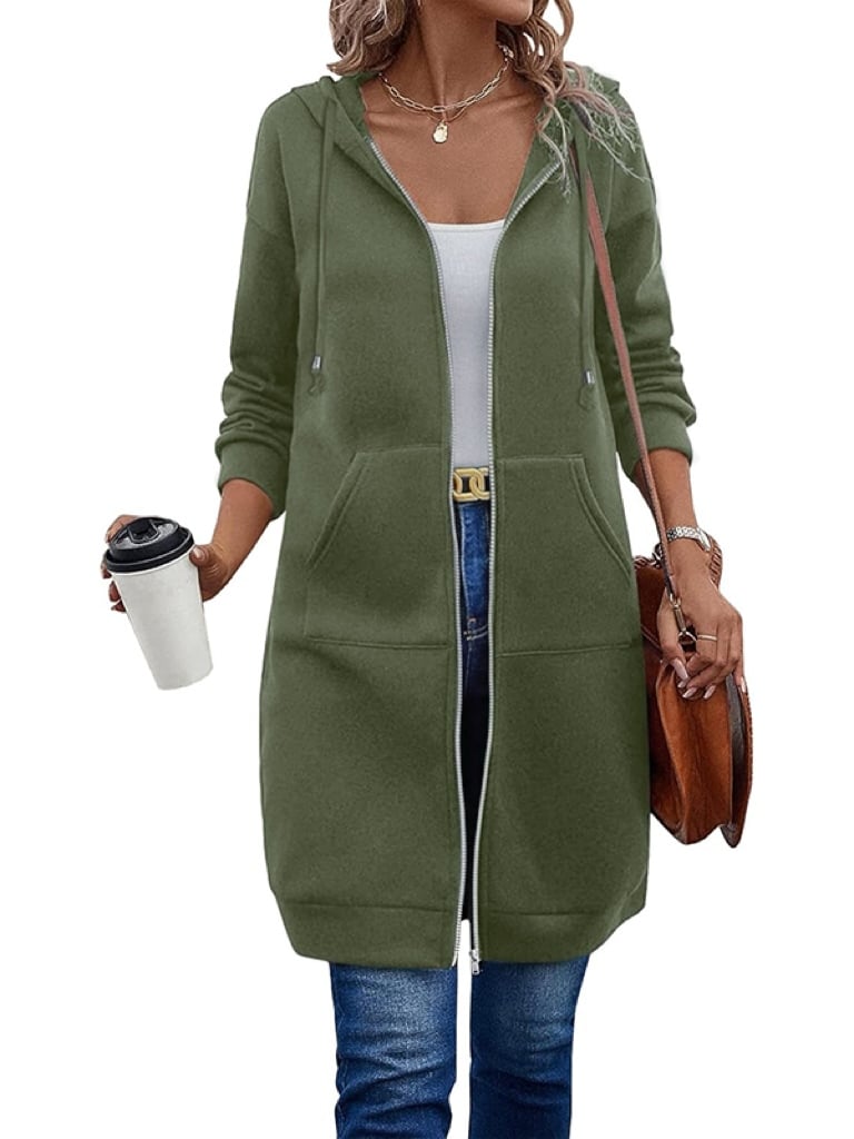 🔥Dame Casual Fleece Hettegensere med Glidelås – Kjøp To, Gratis Frakt