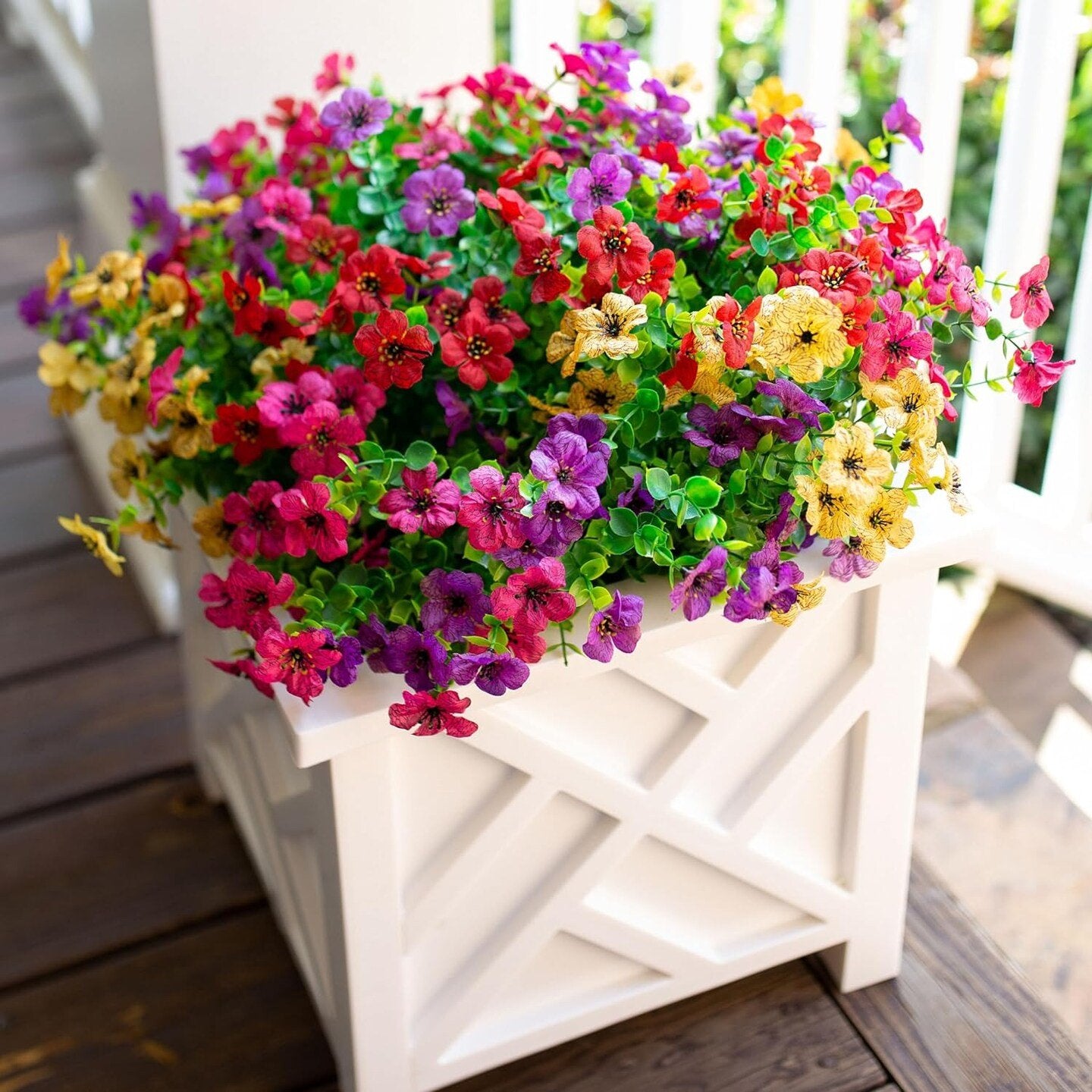 ✨Ukens spesialpris: kun 49 kr💥Livlige, UV-bestandige kunstige blomster🌺