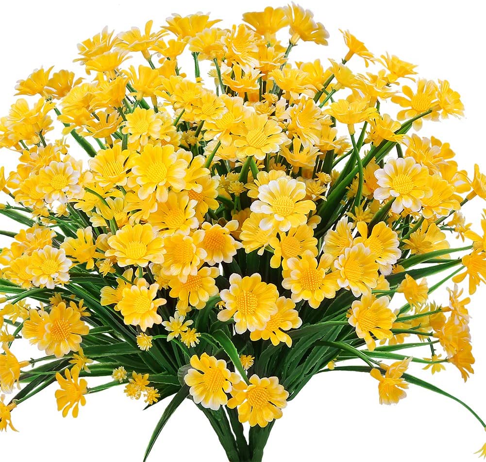 ‌Konstgjorda prästkragar för utomhusbruk 💐