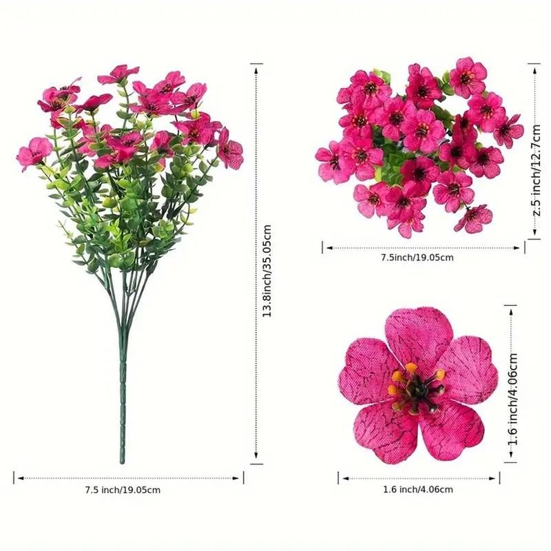 ✨Ukens spesialpris: kun 49 kr💥Livlige, UV-bestandige kunstige blomster🌺